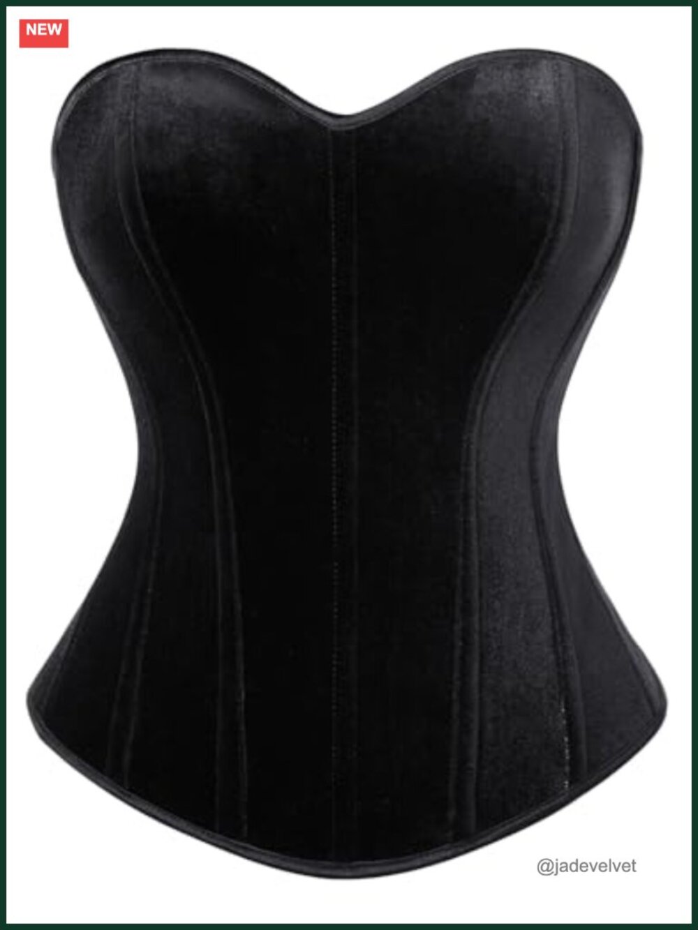 Velvet Corset Top Strapless Bustier Sweetheart Neck Party Club
